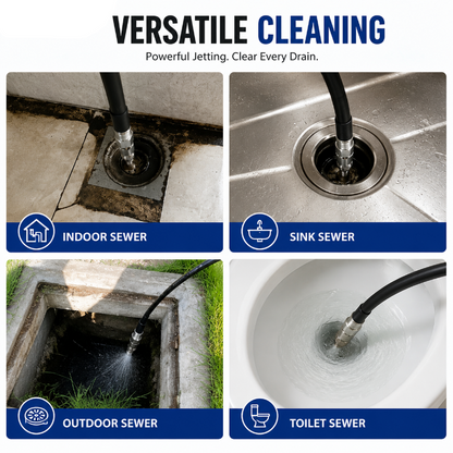 🔥 49% OFF 7-Jet Sewer Jetter Nozzle – 6500 PSI Drain Cleaning Tool