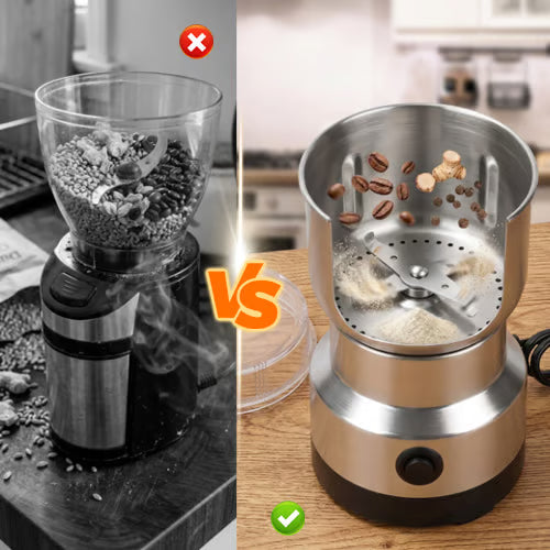 🌿 High-Speed Stainless Steel Electric Grain & Spice Grinder ☕