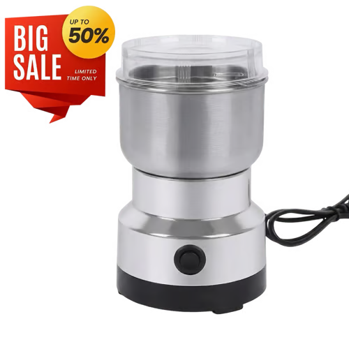🌿 High-Speed Stainless Steel Electric Grain & Spice Grinder ☕